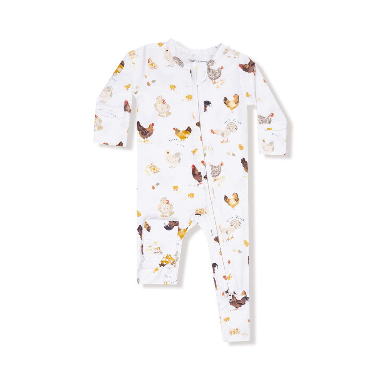 Collector Chickens - Unisex - 2 Way Zipper Romper by Angel Dear