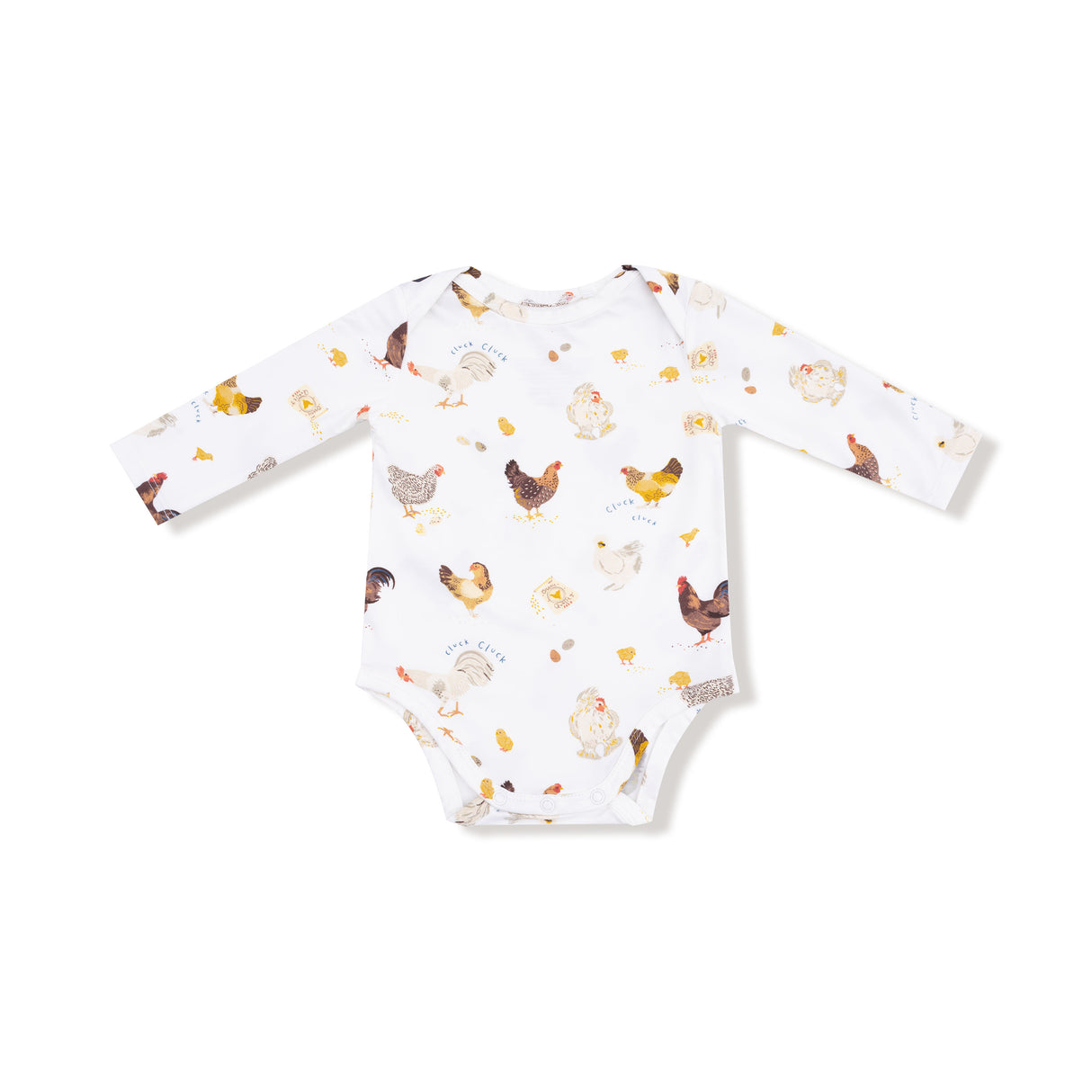 Collector Chickens-Unisex- Lap Shoulder Bodysuit by Angel Dear