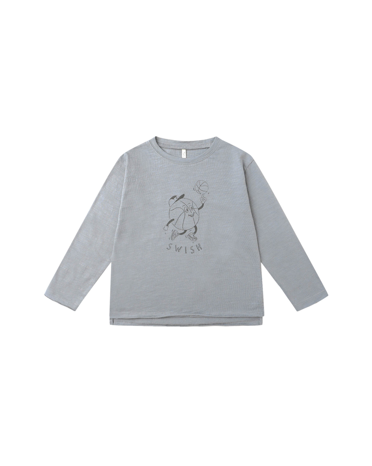 Raw Edge Long Sleeve Tee || Basketball by Rylee + Cru