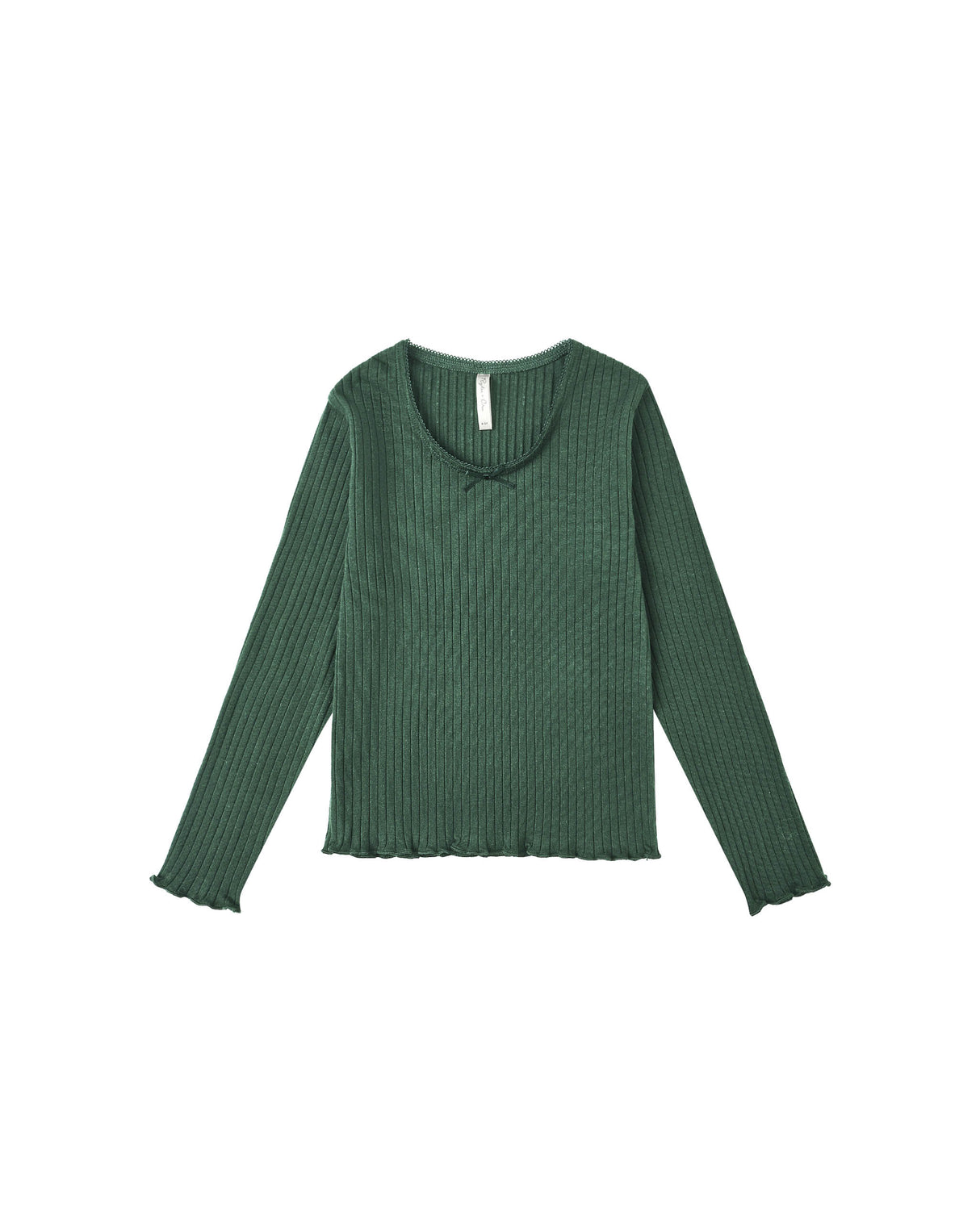 Ribbed Long Sleeve || Green by Rylee + Cru