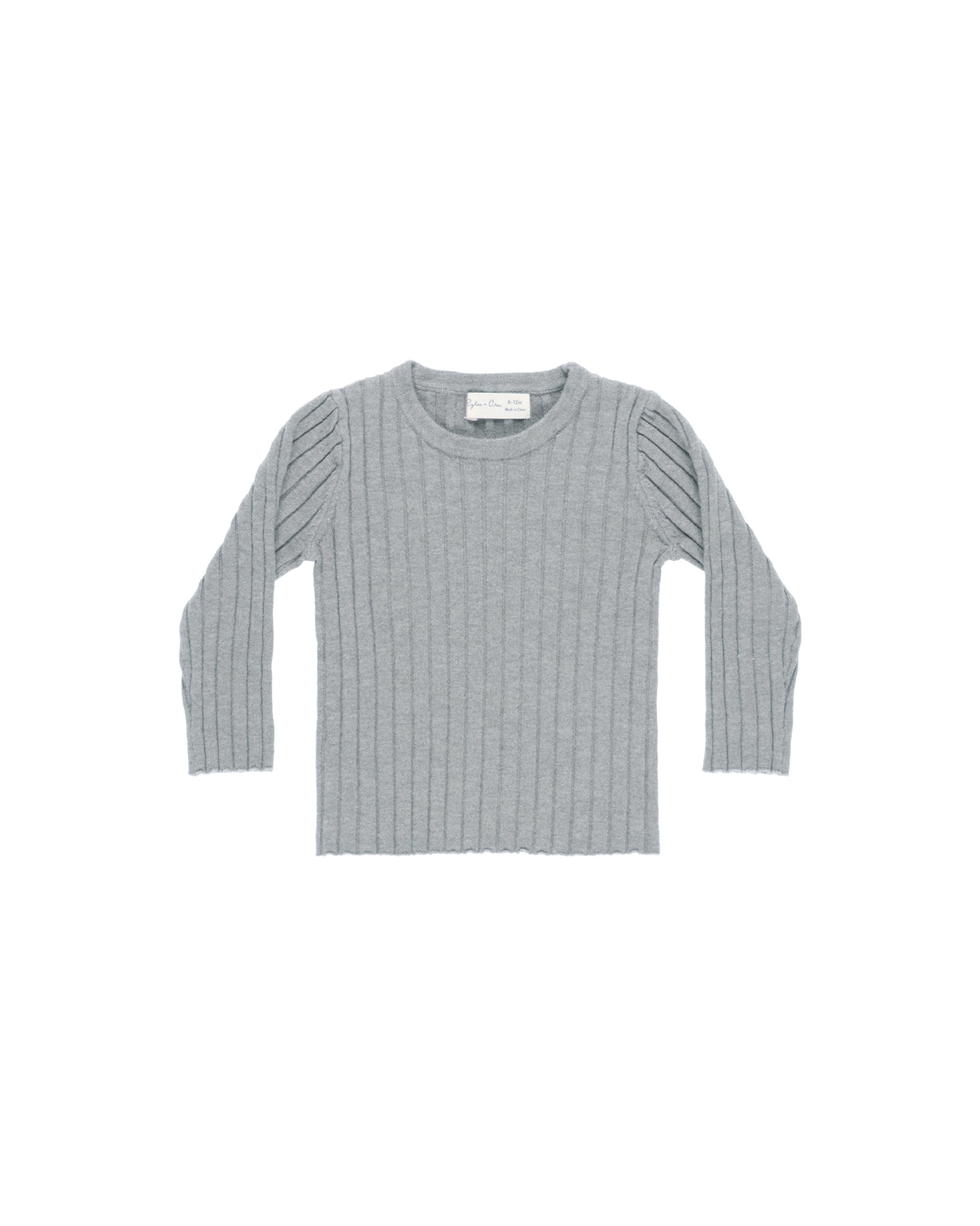 Long Sleeve Knit Top || Dusty Blue by Rylee + Cru
