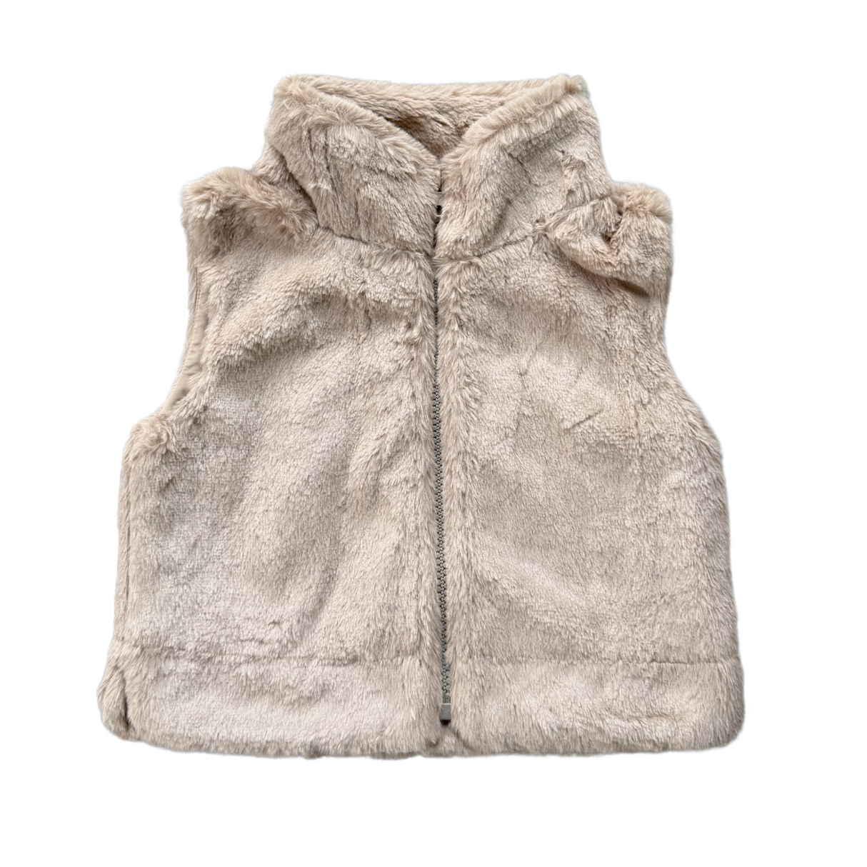 Fur Vest- Beige by Babysprouts