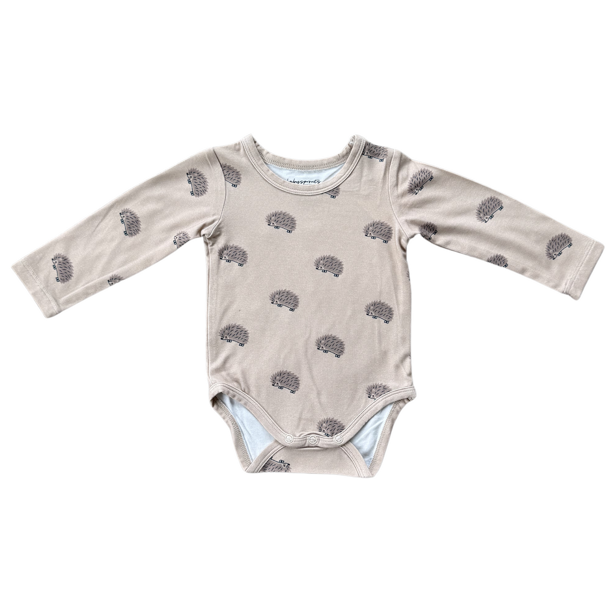Baby Long Sleeve Bodysuit- Hedgehog by Babysprouts