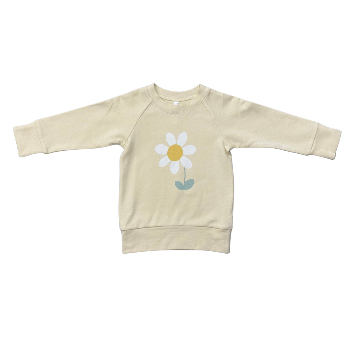 Girl's Raglan Sweatshirt- Golden Daisy by Babysprouts