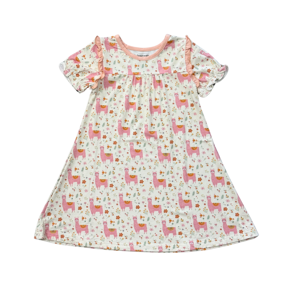Girls Night Gown- Llamas by Babysprouts
