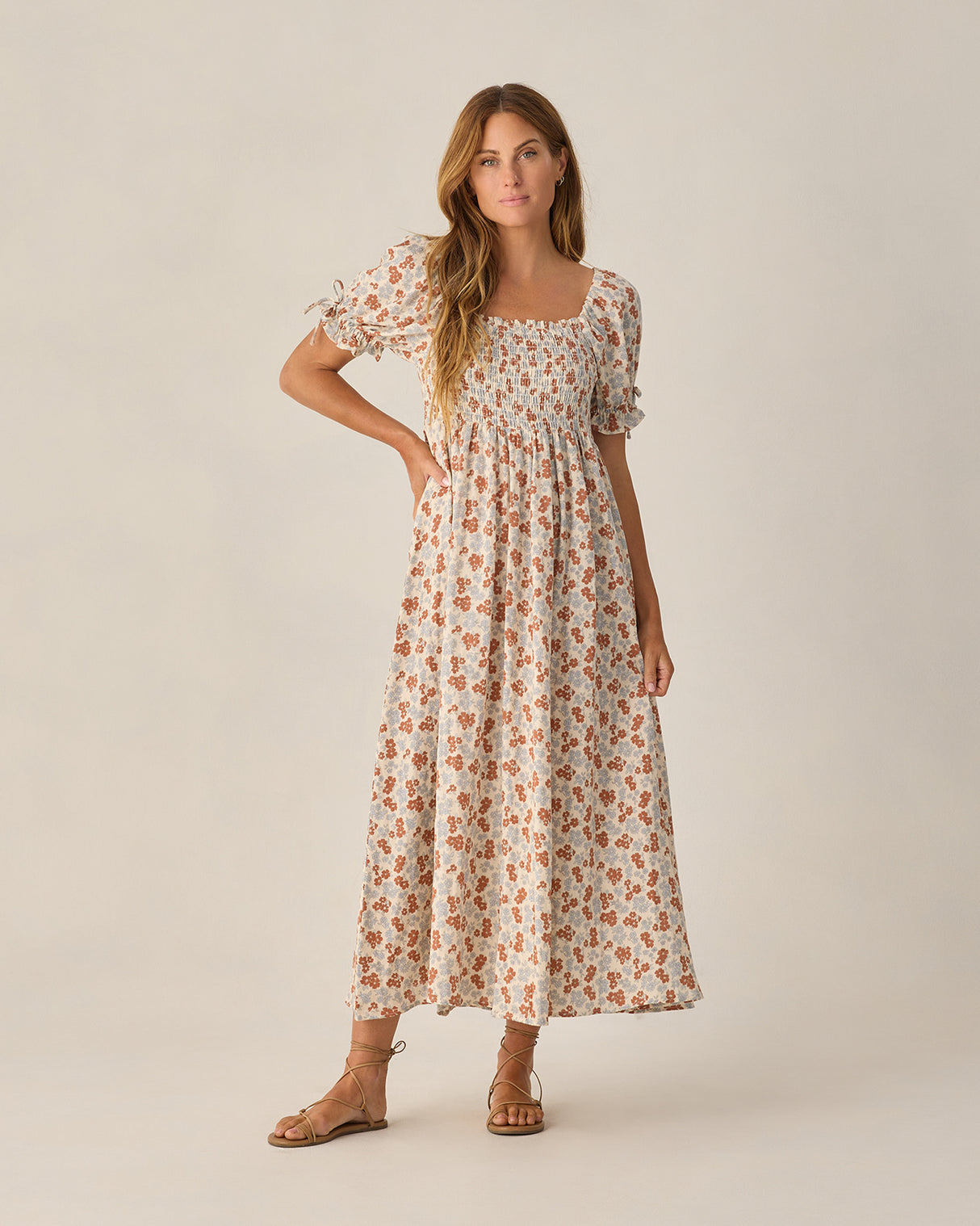 Women's Dallas Dress || Americana Floral by Rylee + Cru