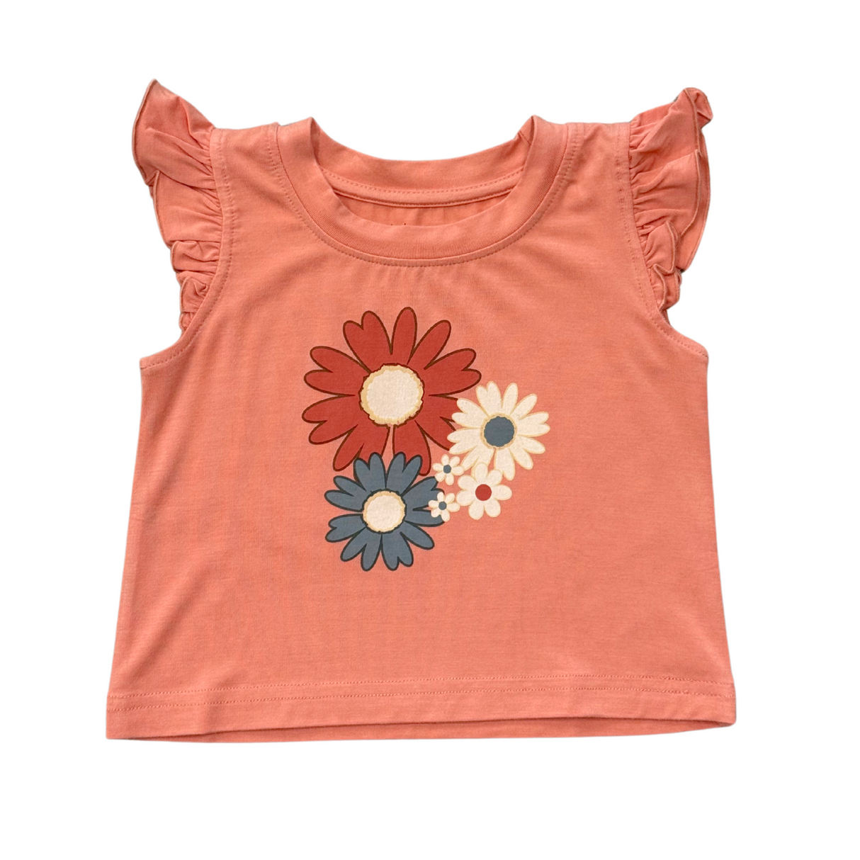 Girl's Sleeveless Top- Zoey Daisy by Babysprouts