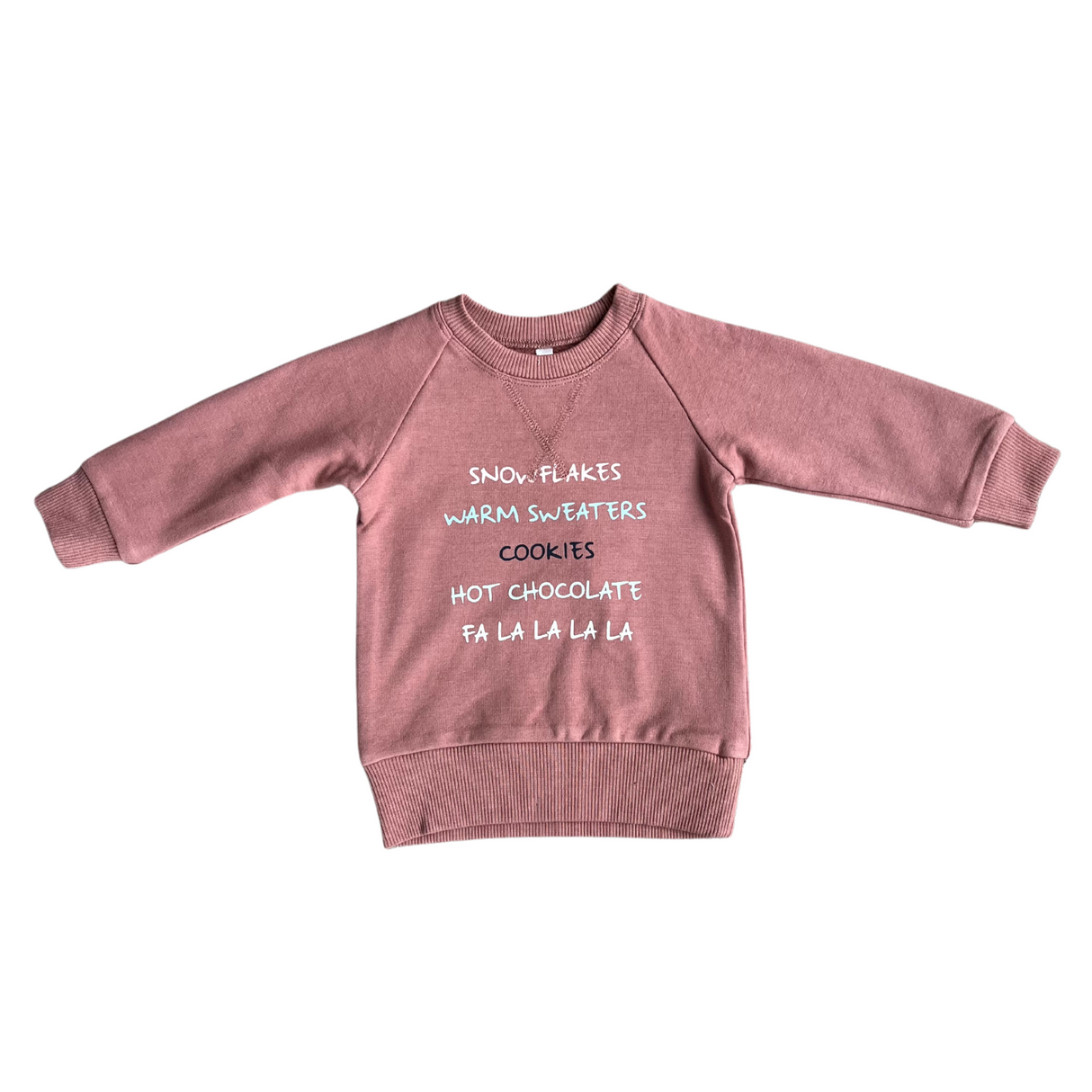 Fleece Sweatshirt - Fa La La La by Babysprouts