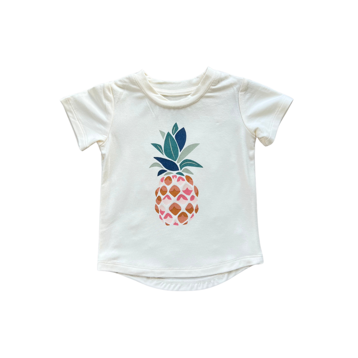 Girl's Short Sleeve Tee- Pineapple by Babysprouts