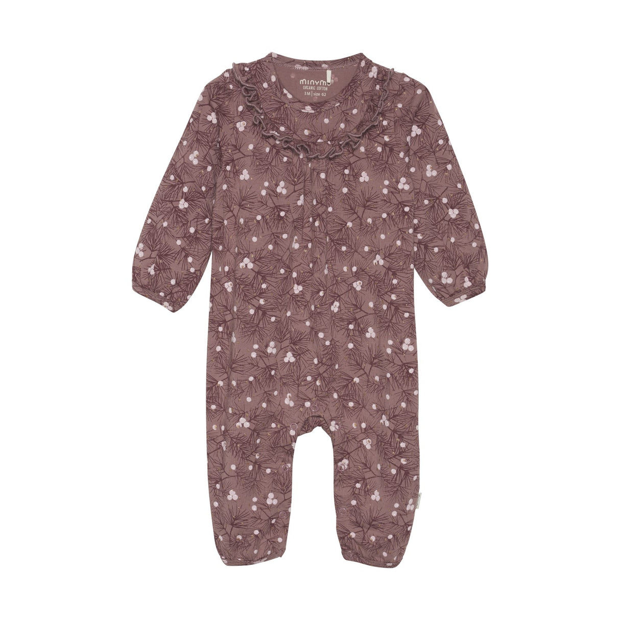 Long Sleeve Suit in Rose Taupe by Minymo