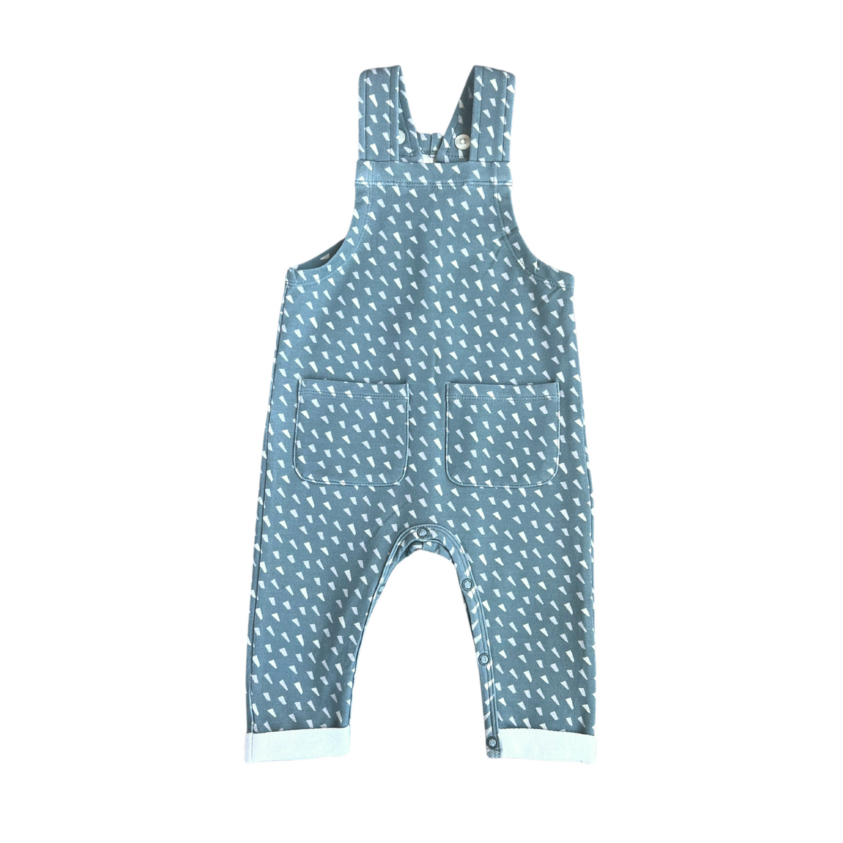 Pocket Overalls - Winter Geo by Babysprouts