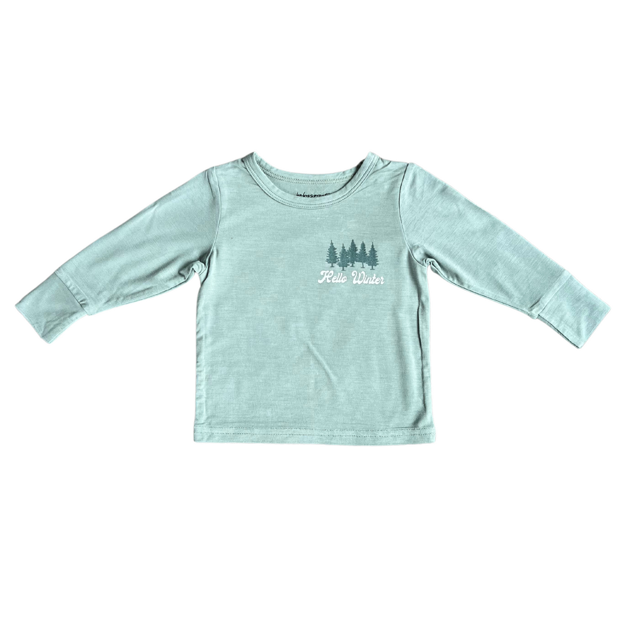 Boy's Long Sleeve Tee - Hello Winter by Babysprouts