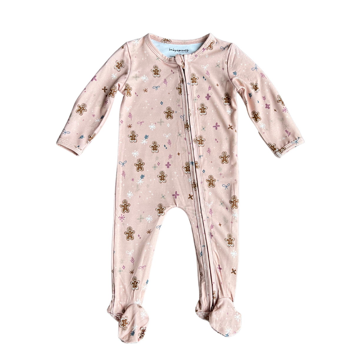 Footie Romper - Gingerbread by Babysprouts