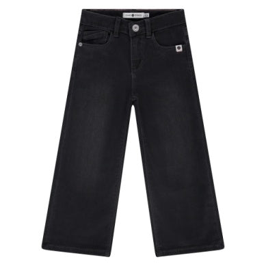Girls Wide Leg Denim- Dark Grey by Stains + Stories