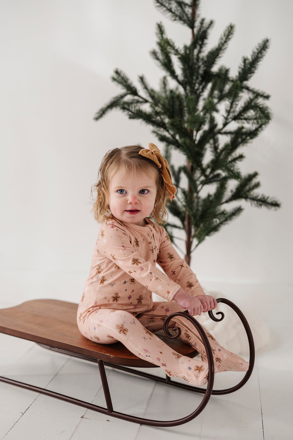 Footie Romper - Gingerbread by Babysprouts