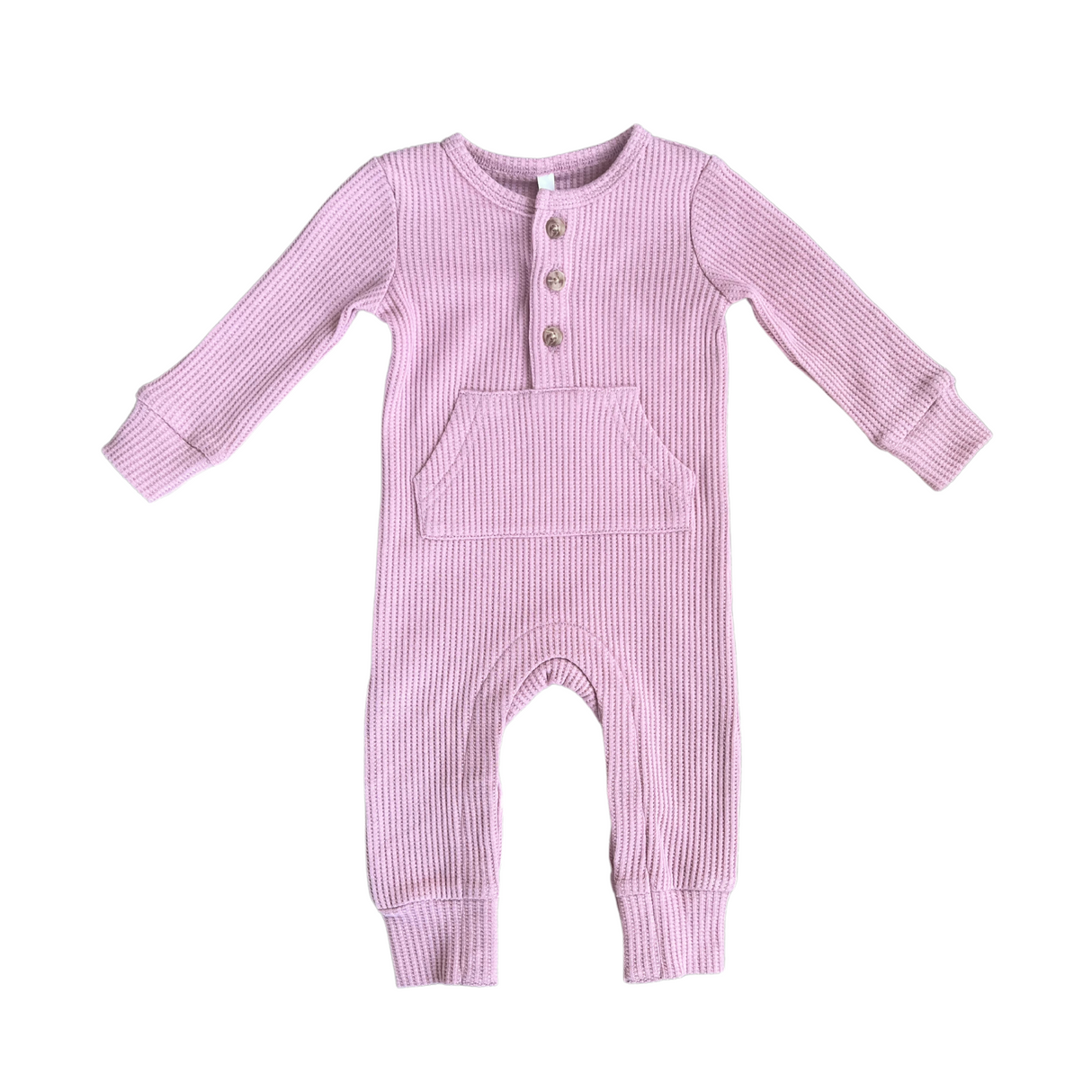 Waffle Romper - Orchid by Babysprouts