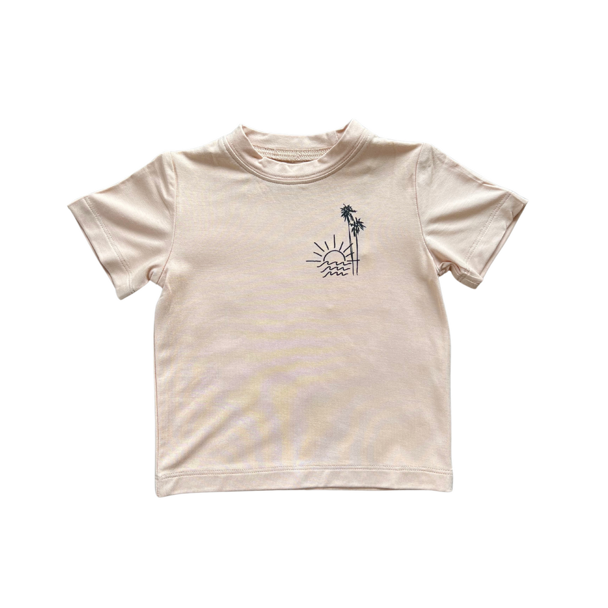 Boy's Short Sleeve Tee- Tropical Sunset by Babysprouts