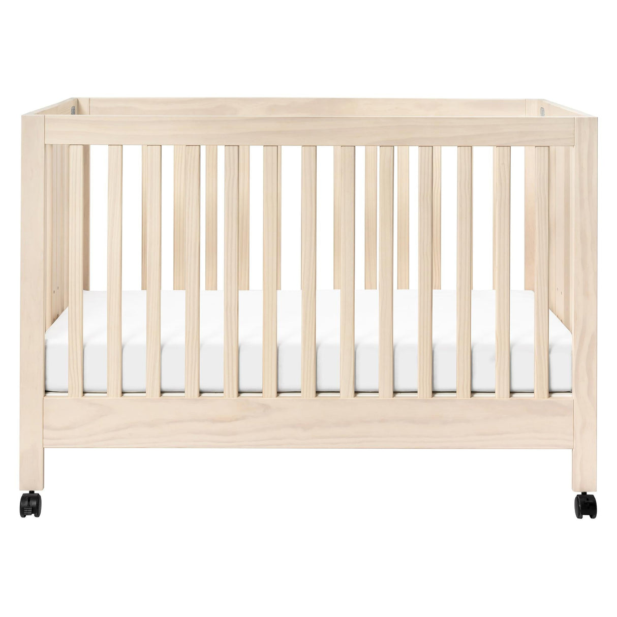 Babyletto Maki Portable Folding Crib with Toddler Bed Conversion Kit