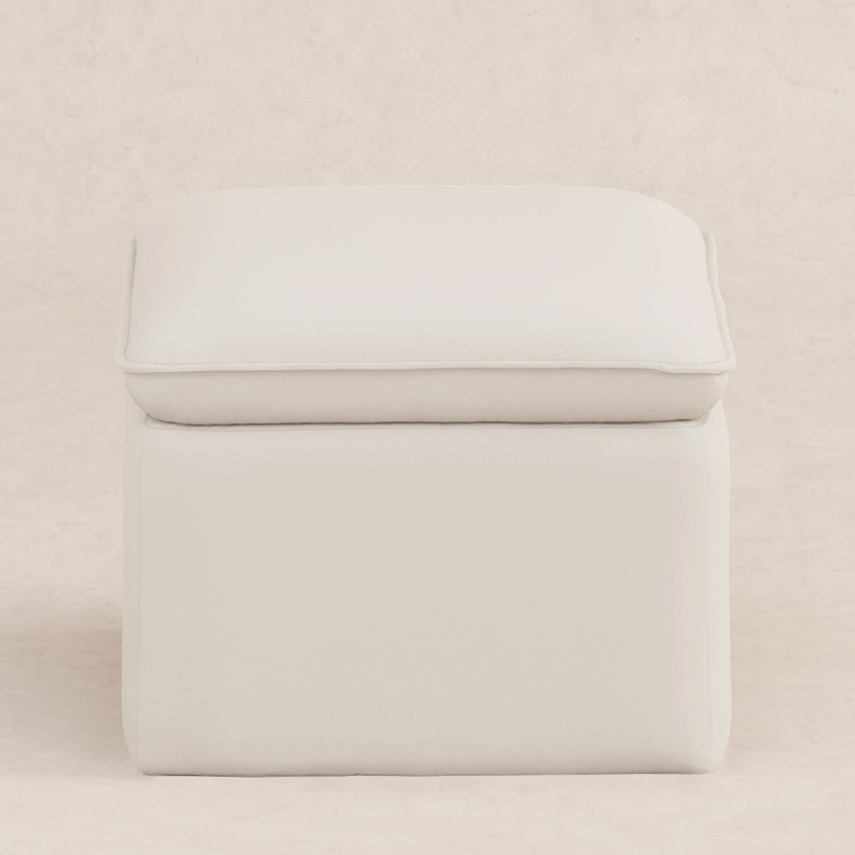 Babyletto Cali Storage Ottoman in Eco-Performance Fabric | Water Repellent & Stain Resistant