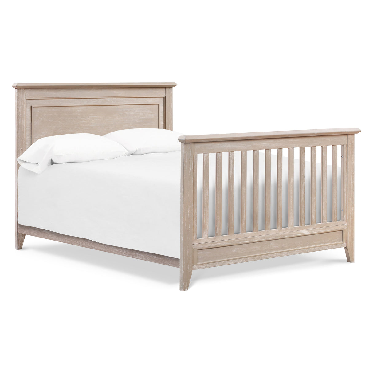 Monogram by Namesake Beckett Rustic 4-in-1 Convertible Flat Top Crib