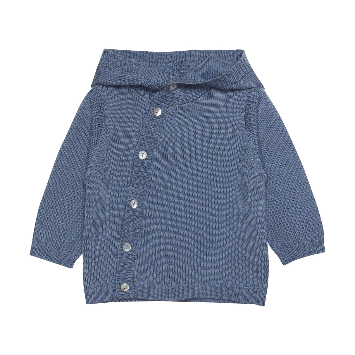 Wool Knit Jacket in Flint Stone by Fixoni