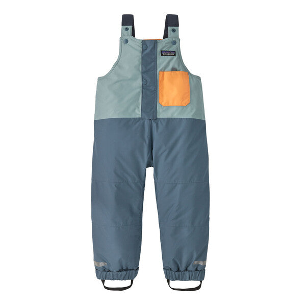 Baby Snow Pile Bibs - Thermal Blue by Patagonia