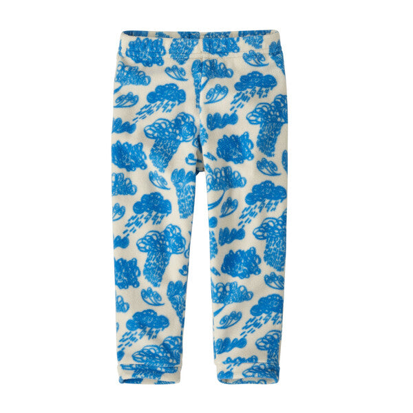 Baby Micro D® Fleece Bottoms - Windy and Stormy: Dark Natural by Patagonia