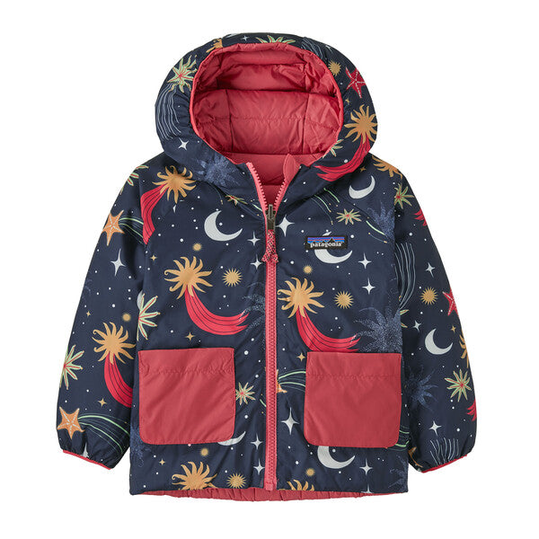 Baby Reversible Down Sweater Hoody - Cosmic Sea: New Navy by Patagonia
