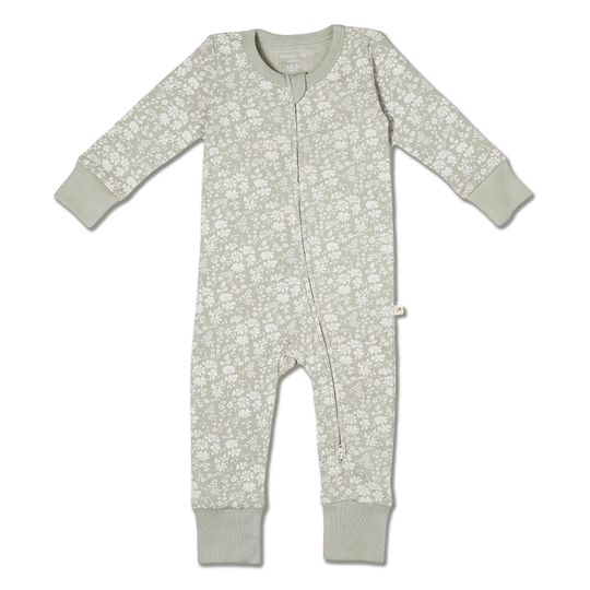Organic 2-Way Zip Romper - Wildsage by Makemake