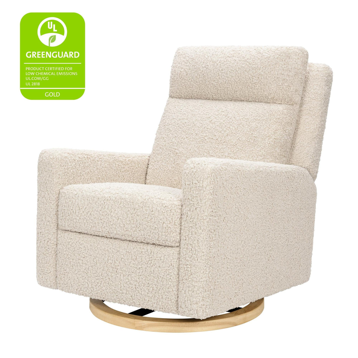 Babyletto Sigi Pro Power Recliner & Swivel Glider with Power Adjustable Headrest and Lumbar Support