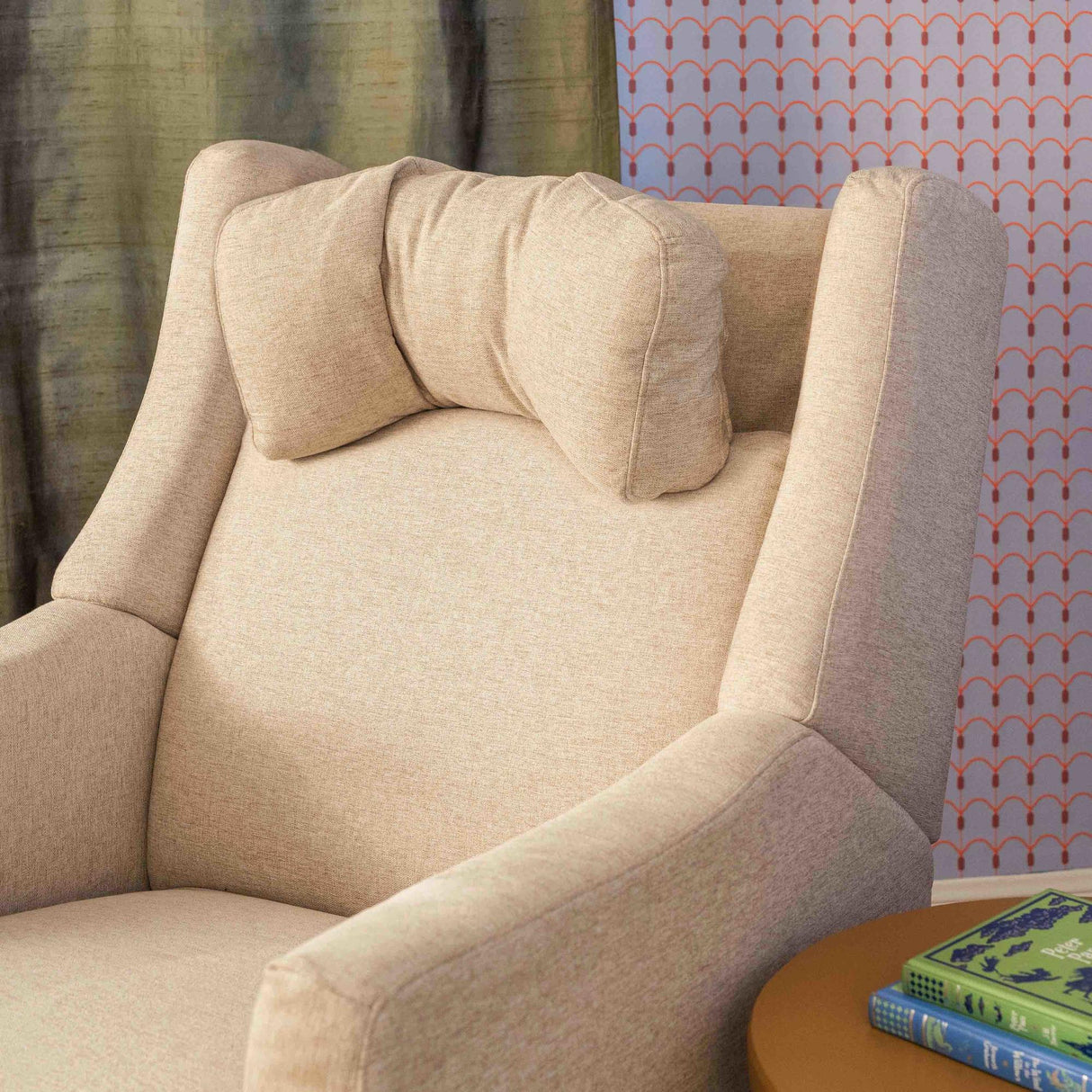 Babyletto Kiwi Deluxe Power Recliner & Swivel Glider with Heat and Massage