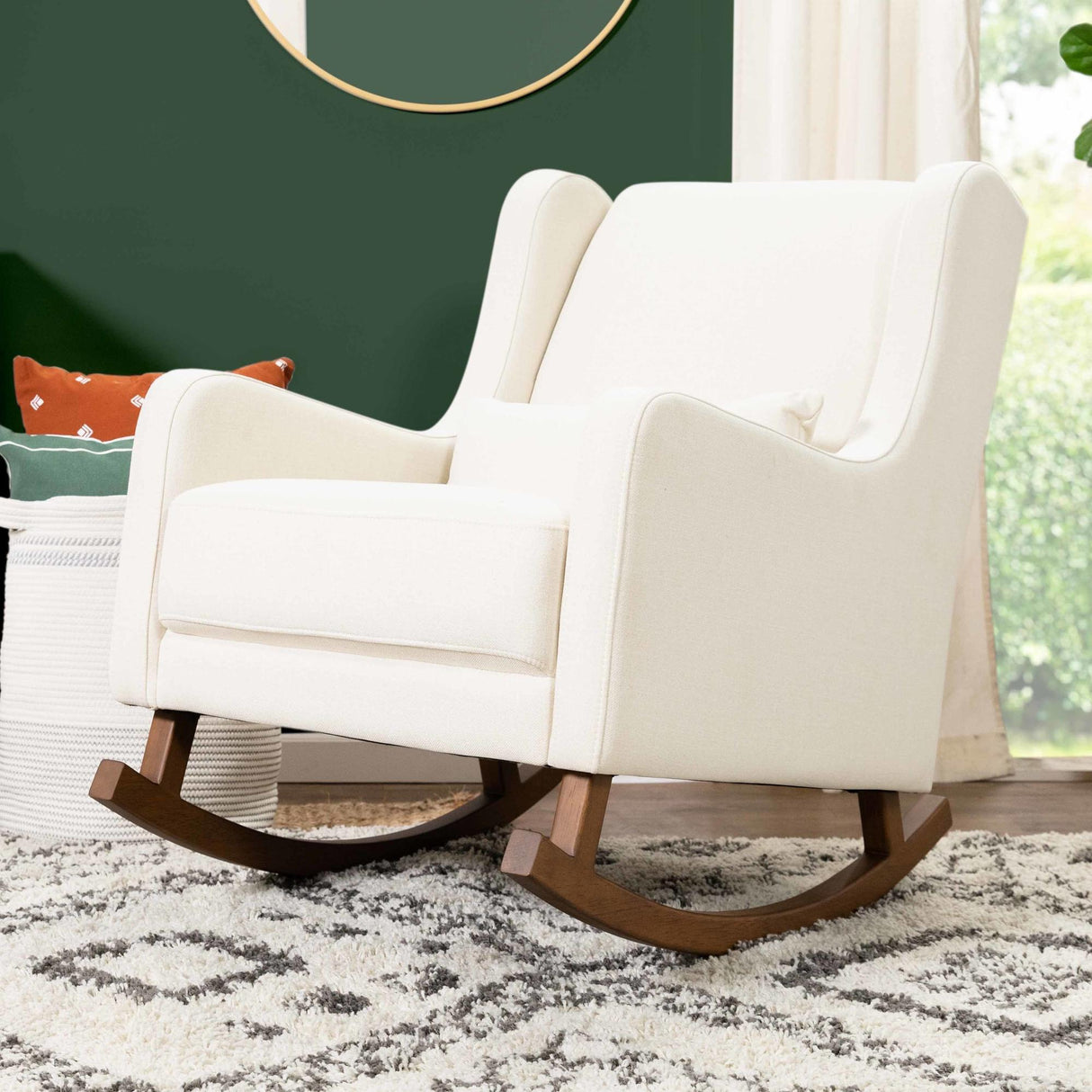 Babyletto Kai Rocker in Eco-Performance Fabric | Water Repellent & Stain Resistant