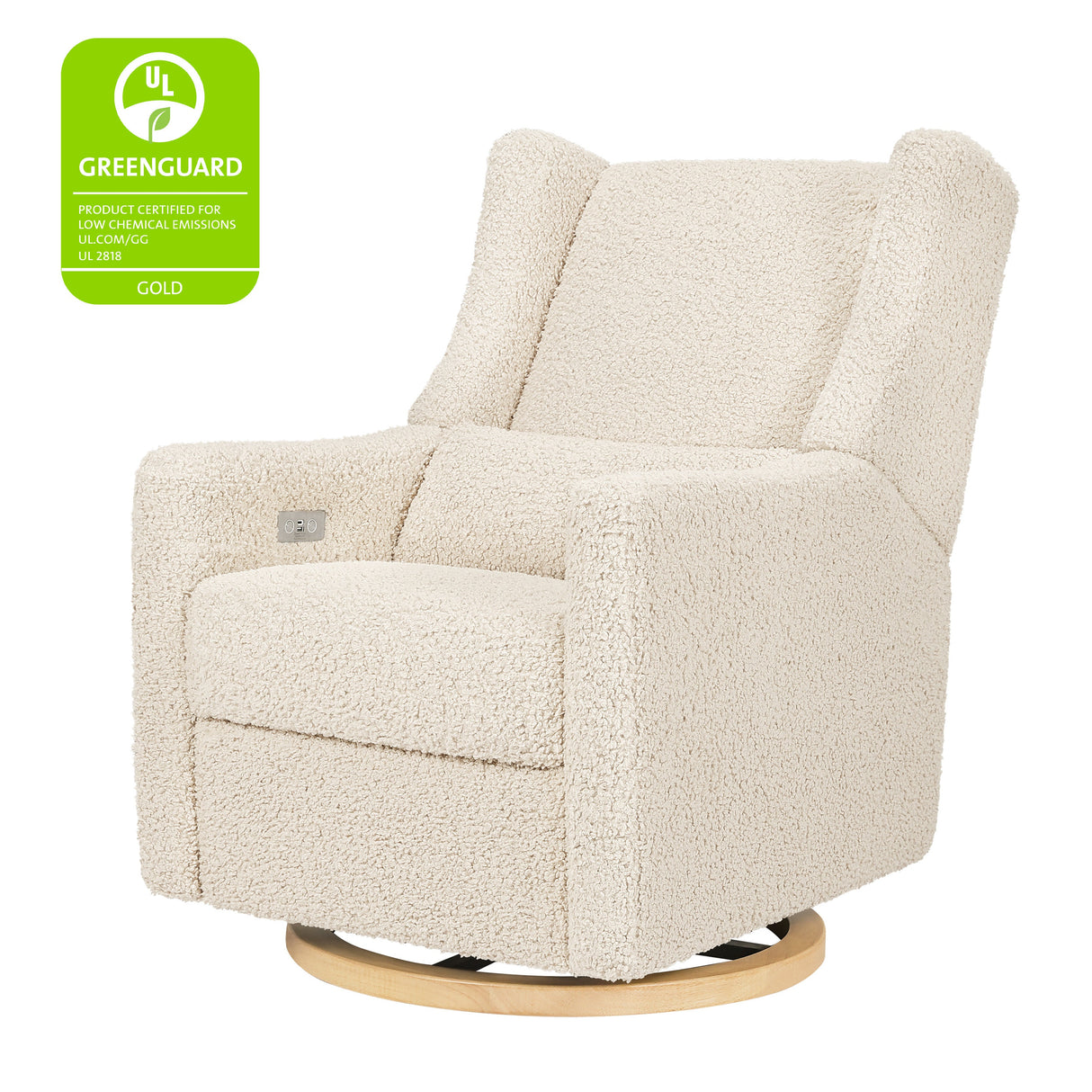 Babyletto Kiwi Electronic Recliner and Swivel Glider with USB port