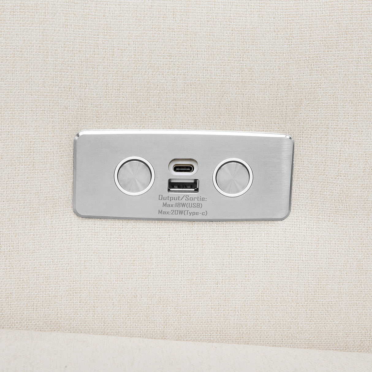 Babyletto Kiwi Electronic Recliner and Swivel Glider with USB port