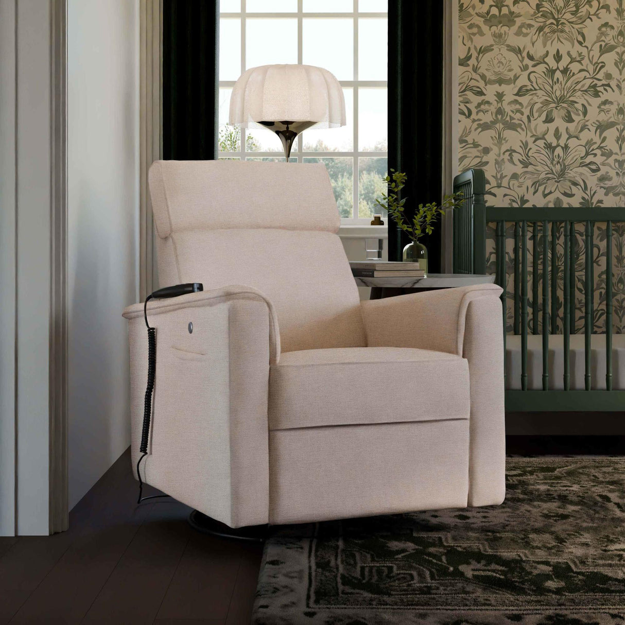Namesake Willa Deluxe Power Recliner and Swivel Glider with Heat & Massage