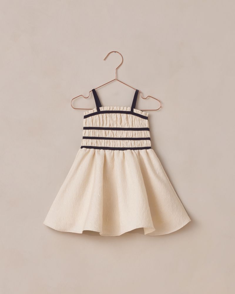 Annabelle Dress | Metallic Ivory by Noralee