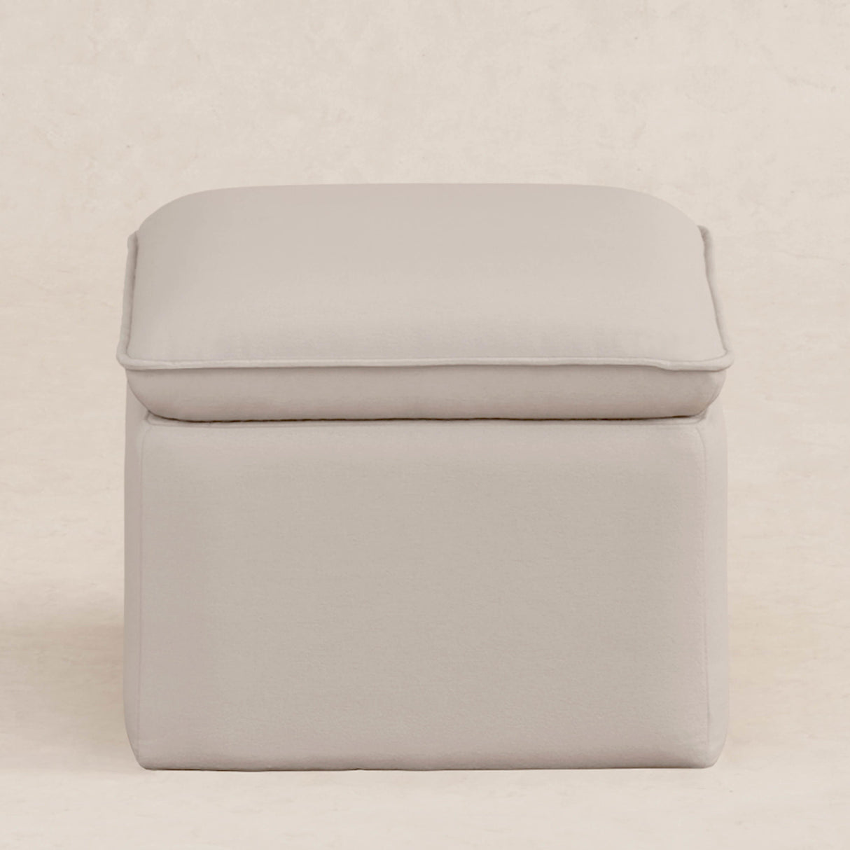Babyletto Cali Storage Ottoman in Eco-Performance Fabric | Water Repellent & Stain Resistant