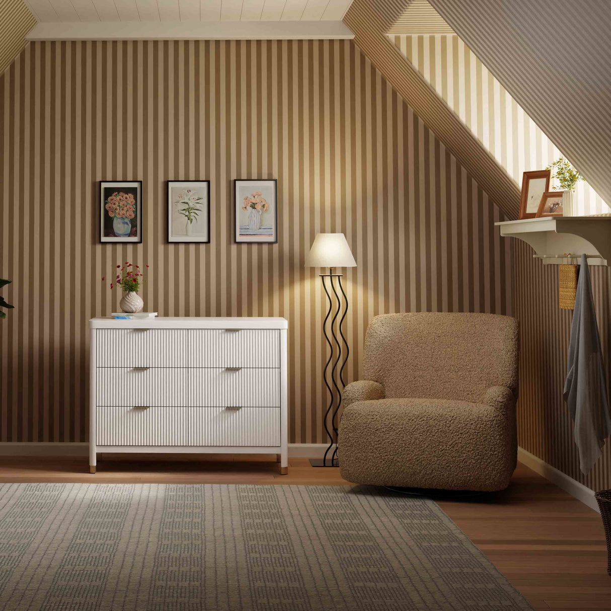 Babyletto Winslow Extra Wide Recliner and Swivel Glider