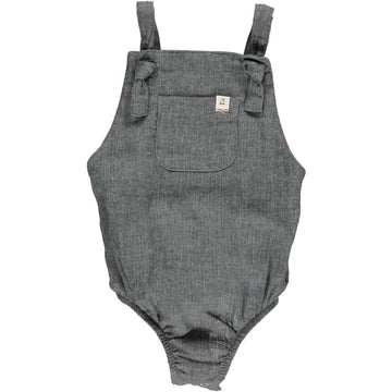 Me & Henry - Reef Bubble Onesie - Grey Gauze