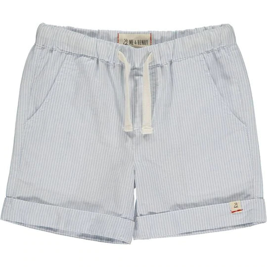 Me & Henry - Marina Turn-Up Shorts - Blue Stripe