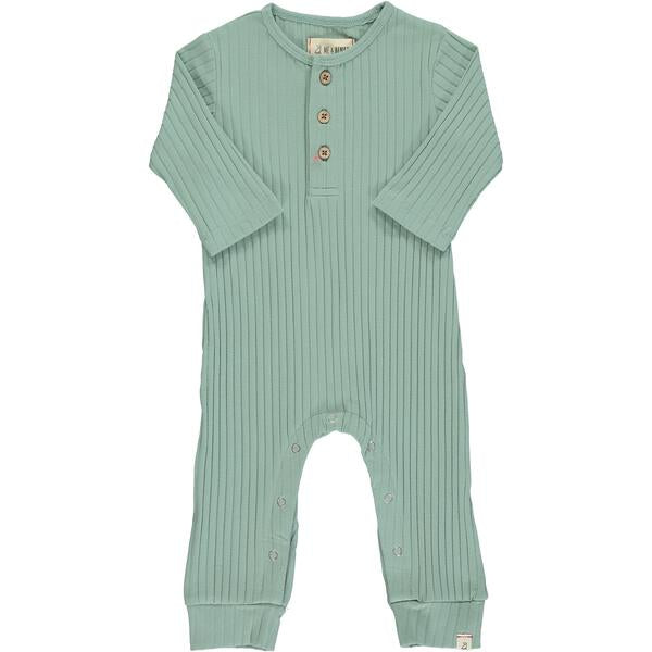 Sage Green Ribbed Romper by Me & Henry
