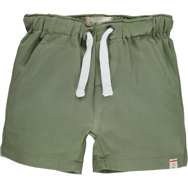 Khaki Twill Shorts by Me & Henry