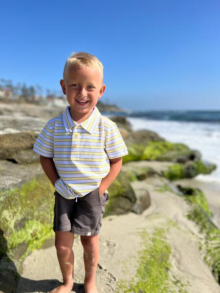 Khaki Twill Shorts by Me & Henry