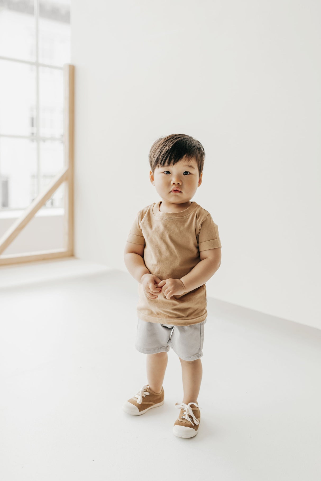 Organic Cotton Sam Tee in Desert by Jamie Kay