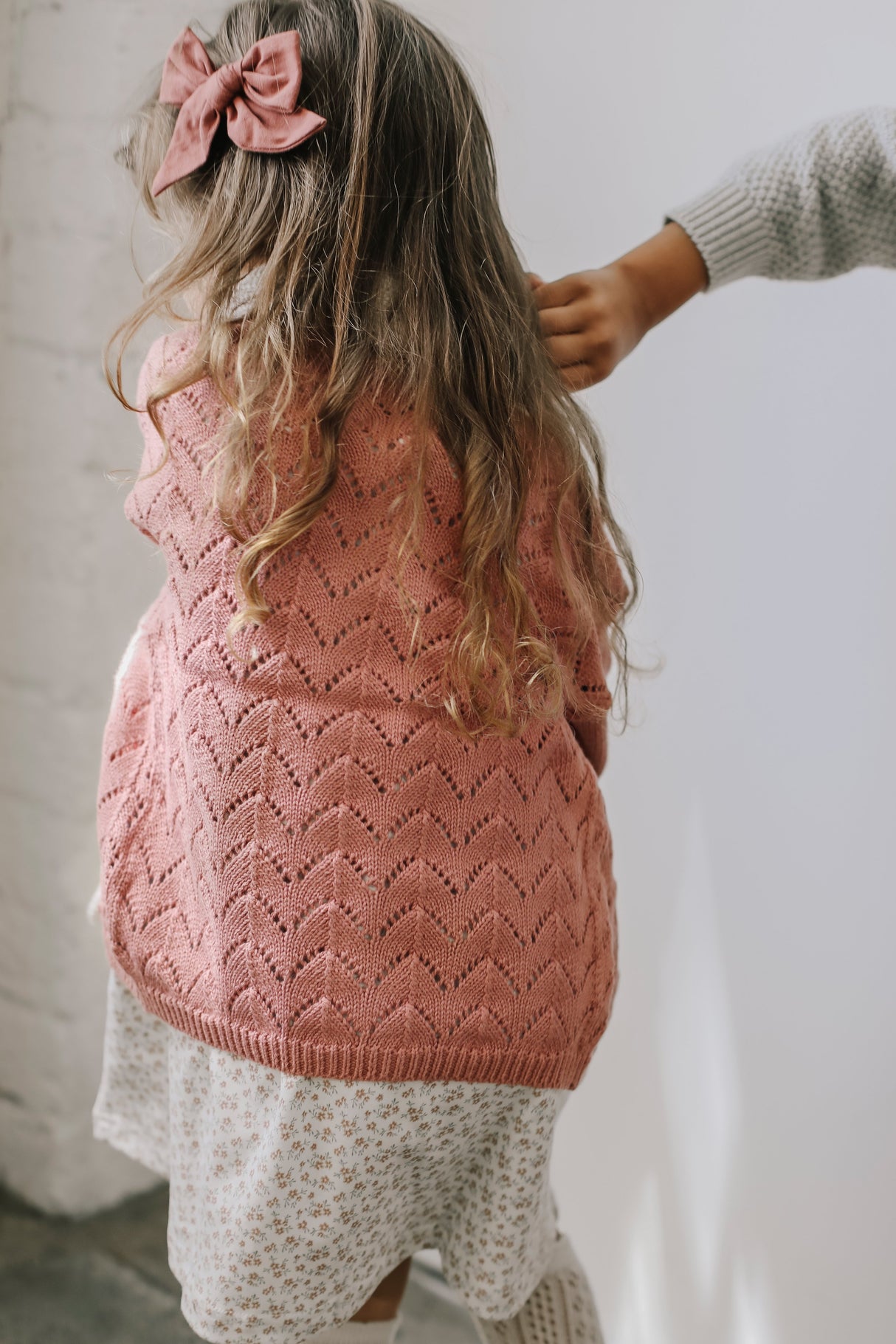 Ellery Cardigan in Rose by Jamie Kay