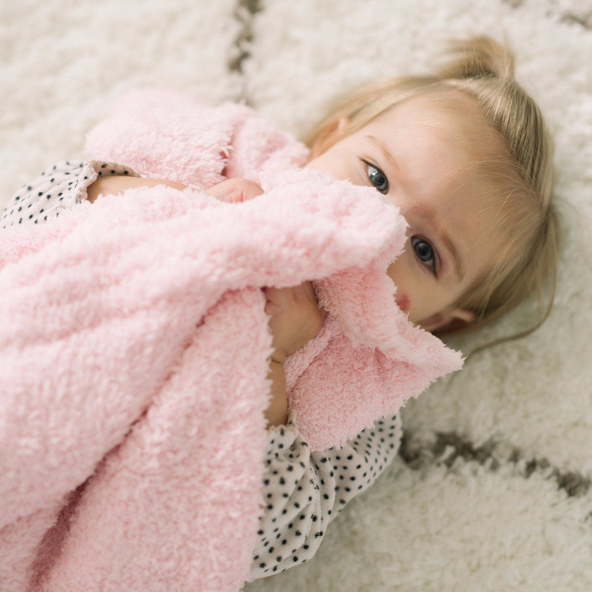 Bamboni Receiving Blanket- Light Pink by Saranoni