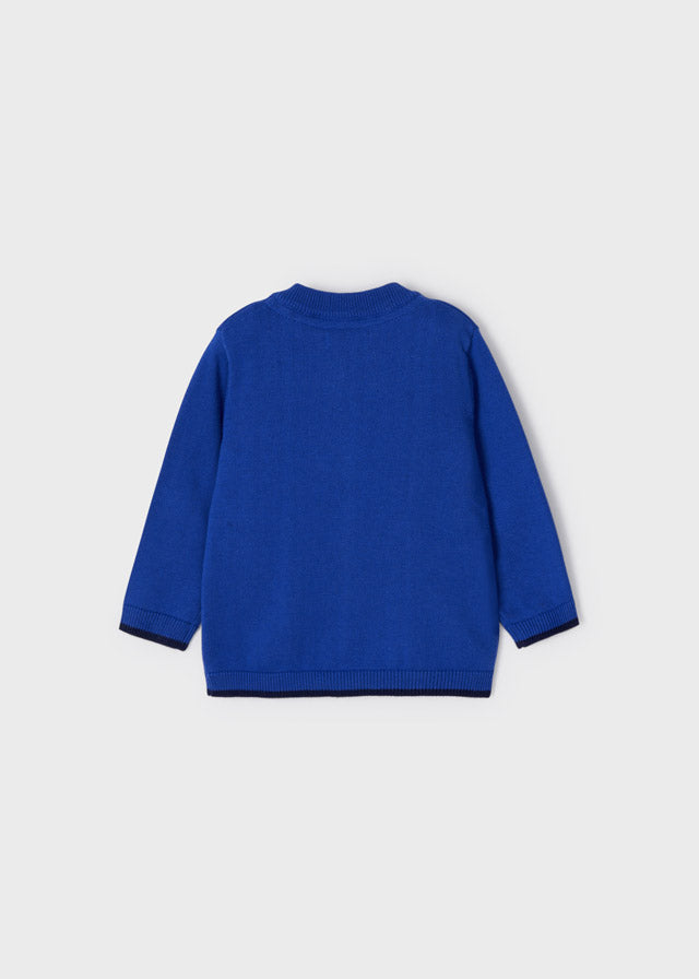 Basic Knitting Pullover in Klein Blue by Mayoral