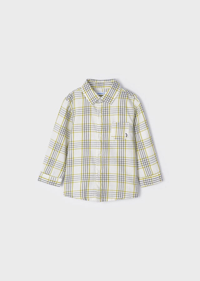 Long Sleeve Checked Shirt by Mayoral