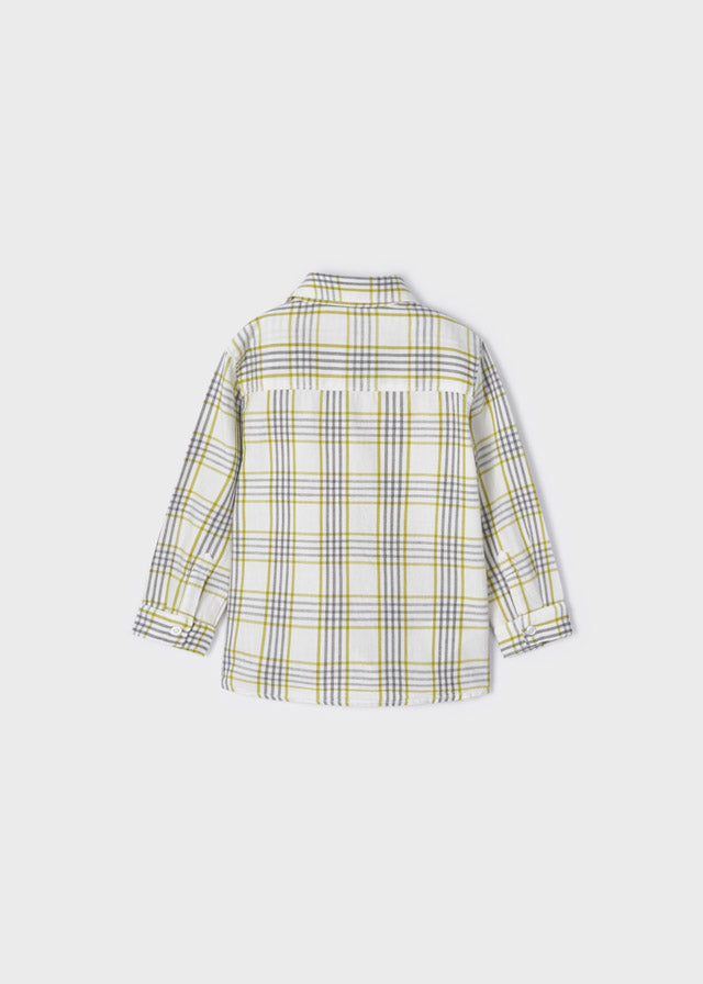 Long Sleeve Checked Shirt by Mayoral