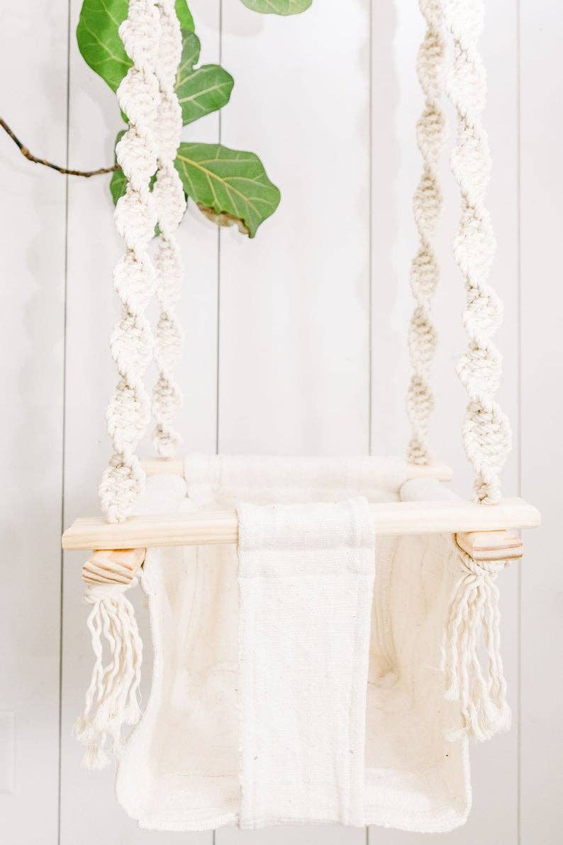 Macrame Baby Swing by Macramama